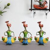 Mini Rajasthani Sitting Musician Set of 3