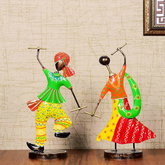 Garba Couple or Dandiya Couple Decorative Showpiece