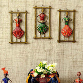 Rajasthani Lady Antique Musicians Set of 3