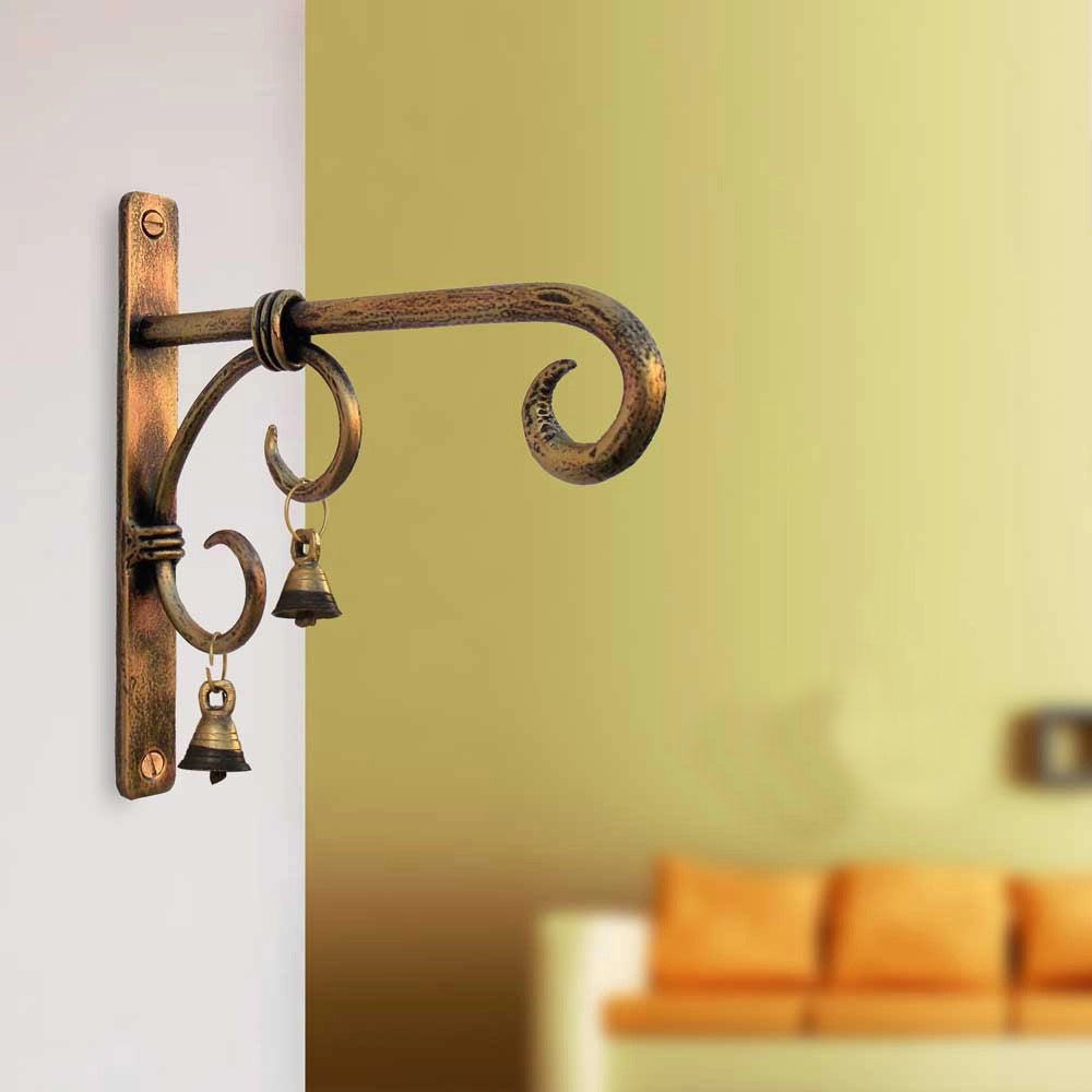 Antique Black Golden Chrome Polish Hook