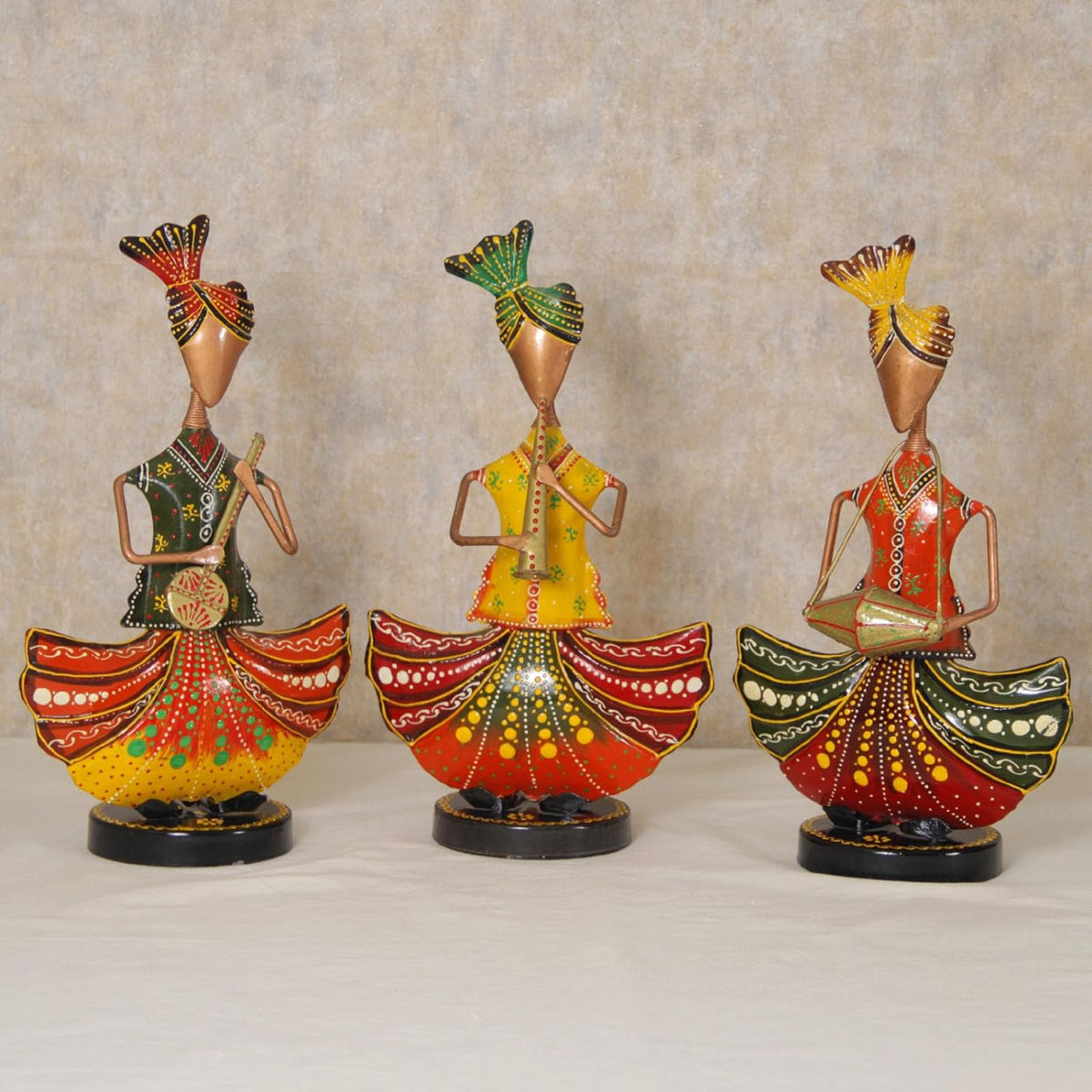 Sitting Sardar Musician Set of 3