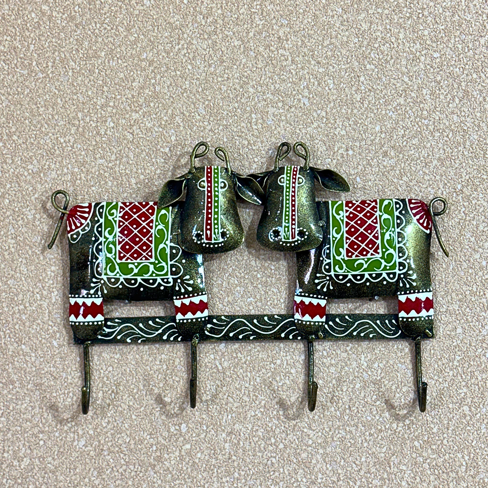 Cow Key Holder Wall Art